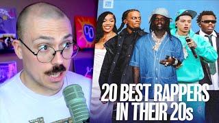 The Top 20 Rappers In Their 20s [upl. by Ysnat]