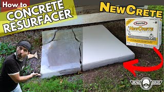 How to Resurface Concrete with Rapid Set NewCrete [upl. by Dnalel]