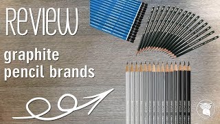 Graphite pencil brand review [upl. by Ahsiel278]