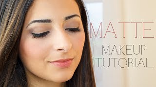 Matte Makeup Tutorial  Ysis Lorenna [upl. by Namaj731]