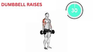 The Best Workout For Massive Shoulders Dumbbell Only [upl. by Torbart]