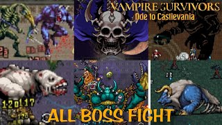 Vampire Survivors Ode To Castlevania All Bosses Location And Ending [upl. by Arfihs]