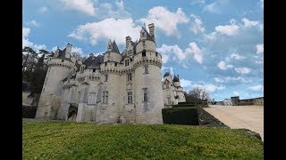 CASTELOS FRANCESES  USSÉ O CASTELO DA BELA ADORMECIDA [upl. by Ojaras]