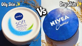 Nivea soft cream vs Nivea cream  nivea cream  nivea soft cream [upl. by Airottiv]