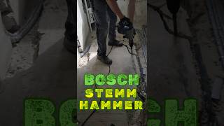 Bosch Stemmhammer in Aktion DIY Zementestrich mühelos entfernen diy bosch handwerk [upl. by Leverick]