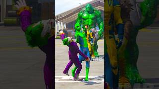 GTA  RENDOM SUPERHEROS vs JOKER WHO is MOST POWERFULL 45🔥 shorts gtav [upl. by Lear235]