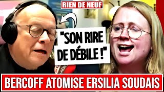 ANDRÉ BERCOFF pulvérise ERSILIA SOUDAIS et son RIRE DE DÉBILE [upl. by Dihahs714]