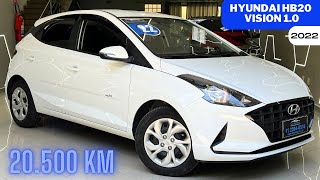 Hyundai HB20 Vision 10 Manual 2022 4fmotors BAIXO KM [upl. by Hctud]