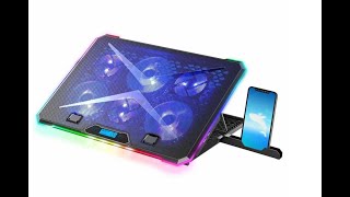 EVOLVEO Ania 9 RGB laptophűtőnek néz ki vajon mit tud Magyar bemutató [upl. by Aivatahs]