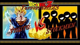 Vegito vs Stickmen [upl. by Fishback]