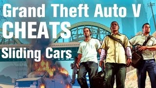 GTA 5 Cheats  Sliding Cars [upl. by Av]