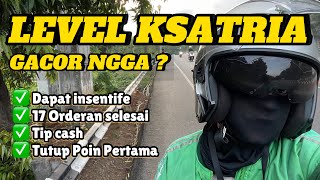 Pendapatan Grabbike LEVEL KSATRIA ⁉️ Cara Menuju Jawara Grabbike WAJIB KONSISTEN [upl. by Buffum]