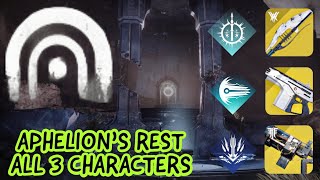 Legend Lost Sector Aphelions Rest on all Classes  Destiny2 Season of the Wish [upl. by Kcirdnek]