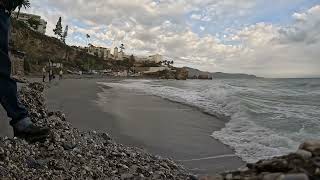 waves at Nerja Spain 🇪🇸 [upl. by Valentia]