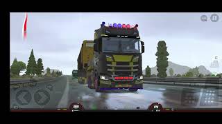 Heavy cargo on steef hills 🛣️ by scania 🚛 ETS 2 trending simulator ets2 gaming gamplay video [upl. by Lemmueu]