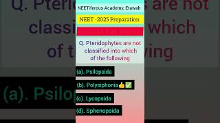 MCQ For NEET 2025 preparation quickrevision neetaspirants ncertmcq neetiferousacademyetawah [upl. by Ardnoek]