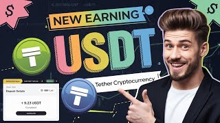 New Usdt Earning Site  New Usdt Site 2024 Withlout Investment  Usdt Earning Website [upl. by Elie804]