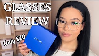 Zeelool Prescription Glasses Review  Not Sponsored [upl. by Reibaj]