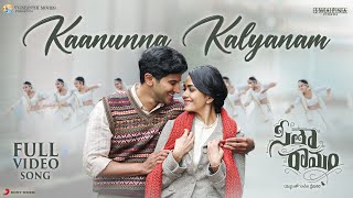 Kaanunna Kalyanam Video  Sita Ramam Telugu  Dulquer  Mrunal  Vishal  Hanu Raghavapudi [upl. by Nulubez83]