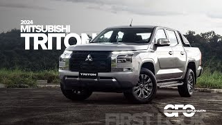 2024 Mitsubishi Triton First Philippine Look Hilux Rival Ditches The Strada Nameplate [upl. by Amaleta]