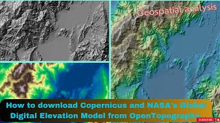 How to download Copernicus DSMDEM and NASA DEM from OpenTopography [upl. by Astri]