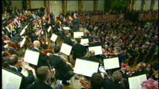 Nikolaus Harnoncourt and Vienna Philharmonic  New Years Concert 2001 [upl. by Lemrej]