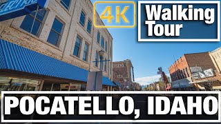 4K City Walks Pocatello Idaho Virtual Treadmill Walking Tour [upl. by Aiouqahs]