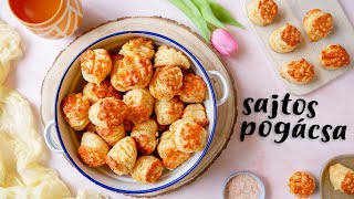 Sajtos pogácsa recept ◾ HAJTOGATOTT POGÁCSA [upl. by Liza]