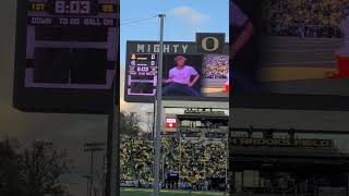 Oregon Duck mascot doing the Napoleon Dynamite dance [upl. by Doolittle704]