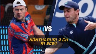 Nonthaburi 4 Challenger 2024 R1 Illya Marchenko vs Aslan Karatsev 5 Highlights [upl. by Arteid926]