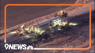 Amtrak California Zephyr train derails in Colorado [upl. by Kayla409]