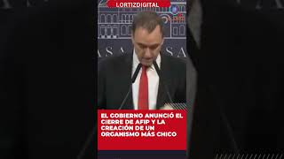 ADORNI ANUNCIÓ QUE LA AFIP DEJA DE EXISTIR [upl. by Lukas141]