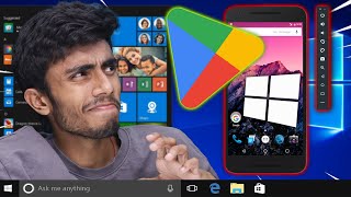 Windows 10 Playstore Support Testing⚡️ No More Android Emulator Android  Windows 🔥 [upl. by Jammin]