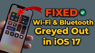 iPhone WiFi and Bluetooth Greyed Out in iOS 17  FIXED  Apple info [upl. by Omura104]