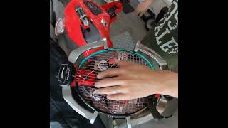 TIME LAPSE badminton stringing Yonex Astrox 88s aerobite 27lbs [upl. by Yumuk614]