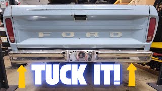 Installing LMCs Tucked Bumper Brackets on a 1979 Ford F100 [upl. by Mireille276]