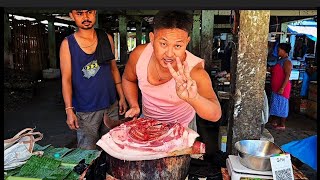 Amazing Fatty Pork amp Red Meat Pork Slicing amp Cutting by MyselfBest Butchery SkillsBest Pork [upl. by Eirolam]