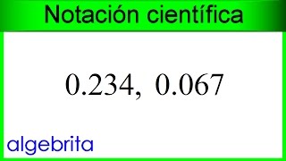 Expresar cantidades decimales usando el prefijo deci Notación científica 219 [upl. by Aivart]