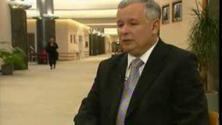 EuroNews  DE  Interview Jaroslaw Kaczynski [upl. by Radcliffe778]