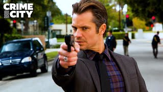 Raylan Tracks to Bust Clinton  Justified Timothy Olyphant [upl. by Daren]