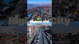 El Alto Bolivia  The highest city in the world [upl. by Onateyac]