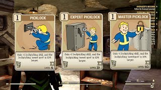 HOW TO GET LEVEL 3 LOCKPICKING IN FALLOUT 76 GUIDE TO MAX LEVEL MASTER PICKLOCK [upl. by Adelbert]