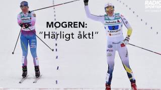 Stina Nilsson spurtar hem VMsilver i stafett 2017 [upl. by Balliett908]