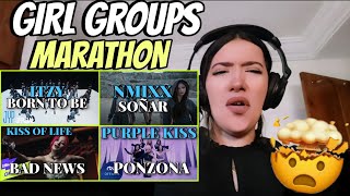 Kpop Girl Groups Marathon ITZY  NMIXX  KISS OF LIFE  PURPLE KISS [upl. by Nalat]