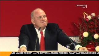 Uli Hoeneß erzählt den quot Alaba Witz quot [upl. by Alak]