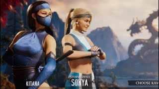 Mortal Kombat 1 new Kitana  Sonya Combos [upl. by Merola]