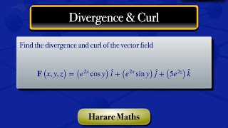 Divergence amp Curl [upl. by Rimidalg]