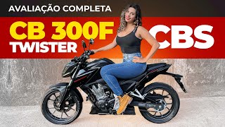 TESTE NOVA CB 300F TWISTER 2023 PRÓS E CONTRAS CONSUMO SEGURO CB300F SUBSTITUTA DA CB250 TWISTER [upl. by Nwahsid]