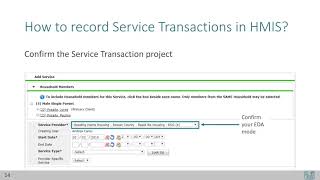 HMISNCCEH Introduction to HMIS Data Entry Part 7 [upl. by Leirum]