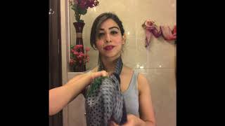 Just a Minute  How to tie a Bow Scarf [upl. by Calley]